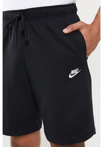 Nike Sportswear Club Jersey Cotton Shorts Unisex Pamuklu İnce Yazlık Şort Siyah