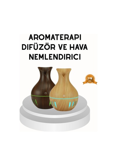 Ahşap Desenli 130 Ml Aromaterapi Difüzör Sessiz Ve Usb Bağlantılı Mh-hs9917-7553
