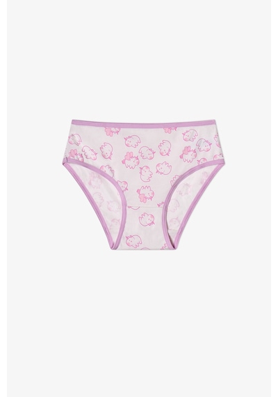 Penti Kız Çocuk Pembe Unibara Unicorn Desenli 5li Slip Külot