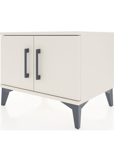 Hyperion Komodin Tek Raflı 2 Kapaklı 60x44x48 Aytaşı-aytaşı Aytaşı