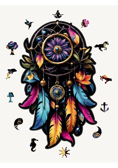 Ncpuzzles Rüya Kapanı Dreamcatcher -38.00 Cm, Yapboz