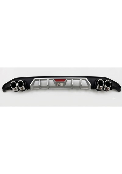 Yeni Hyundai İ20 Bc3 Kasa 2020+ Çift Çıkış Krom Egzozlu Arka Difüzör