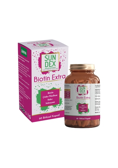 Sundex Biotin Extra 60 Bitkisel Kapsül
