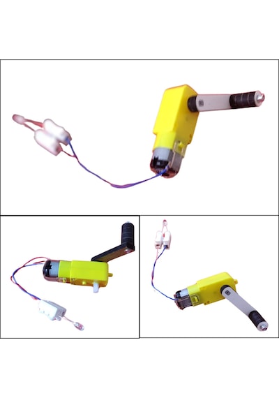 Hareket Enerjisi İle Elektrik Üretme Deneyi Seti