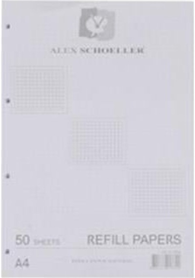 Alex Shoeller Kolej Yedeği A4 Kareli Renkli Alx-872 50'li Paket