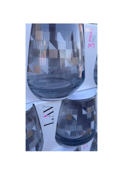 Lav Stella 345cc 3'lü Meşrubat Bardağı Çok Renkli