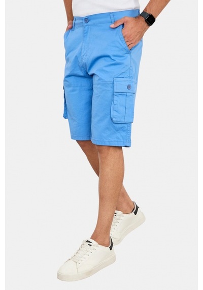 Deepsea Erkek Mavi Likralı Gabardin Modern Fit Kargo Kapri Şort Çok Cepli Yazlık Rahat Kesim Şort 2002014 Deepsea Erkek Mavi Likralı Gabardin Modern Fit Kargo Kapri Şort Çok Cepli Yazlık Rahat Kesim Şort 2002014