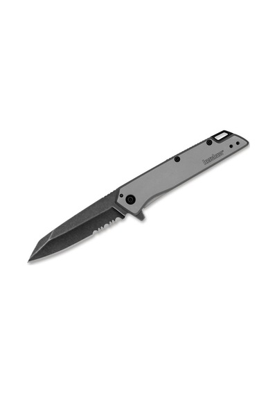 Kershaw Misdirect Serrated Kamp Çakı Gri