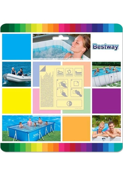 Bestway Şişme Ürünler İçin Tamir Yaması 6,5 X 6,5 Cm 62091 Çok Renkli