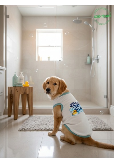 Beyaz Beni Yıka Baskılı Kedi Ve Köpek Kıyafeti Evcil Hayvan Tişörtü Elbisesi Medium/m/beden 2