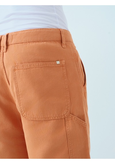 Regular Fit Erkek Şort Dırty Orange