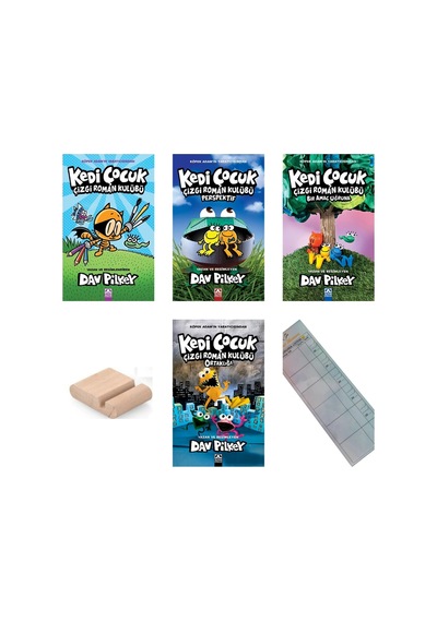Kedi Çocuk Seti 4 Kitap / Çizgi Roman Kulübü Ortaklığı-perspektif-bir Amaç Uğruna /9-12 Yaş Hikaye