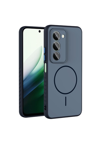 Xiaomi Redmi 15 Kılıf Kamera Lens Korumalı Magsafe Destekli Silikon Pazarplus Siyah