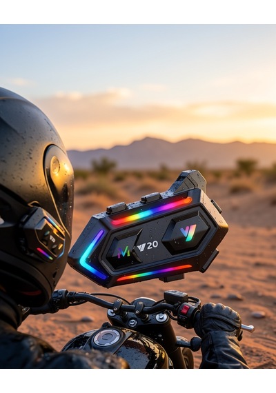 Motosiklet Kask Intercom Kulaklık Bluetooth 5.3 1000 Metre Ipx6 Su Geçirmez 08580828