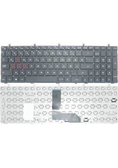Casper Excalibur G700 İle Uyumlu Notebook Klavye - Siyah - Tr - Işıksız