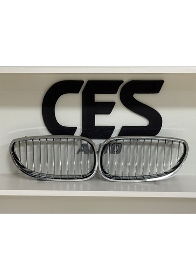 Bmw 5 Serisi E60 2003-2010 Krom Panjur Takımı Böbrek Seti Sıfır lı 1