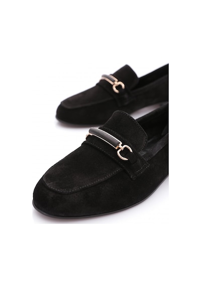 Dgn 3772 Kadin Tokali Loafer Ayakkabi Siyah