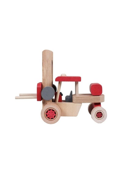 Ahşap Forklift - Kırmızı
