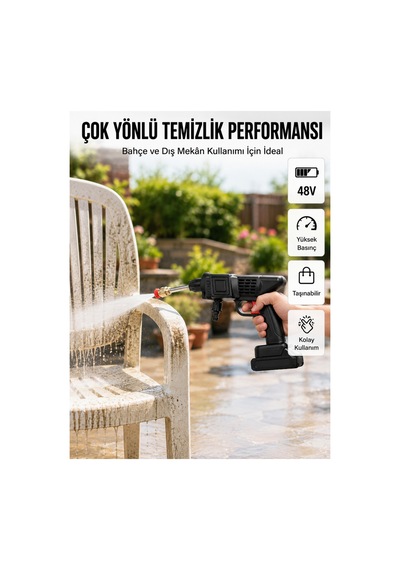 2025 Model 48v Şarjlı Basınçlı Yı Tabancası Orijinal Seri