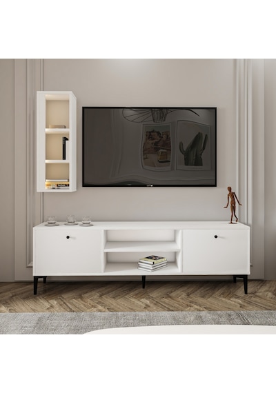 Bien Işıklı Tv Ünitesi Beyaz Bien Işıklı Tv Ünitesi Beyaz