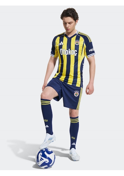 Fenerium Fenerbahçe Lisanslı Kişiye Özel 2025/26 Çubuklu Yeni Sezon Forma Lacivert - Sarı