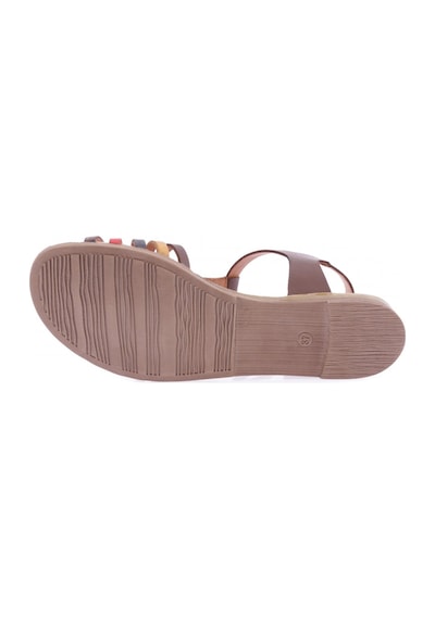 Dgn 3050-22y Kadın T Model Lazerli Sandalet 3050-2022-R1886 Vizon