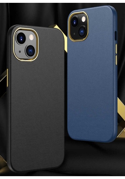 Apple Uyumlu iPhone 13 Mini Kılıf Deri Natura Kapak
