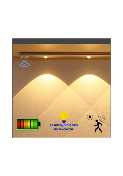 Hareket Sensörlü Şarjlı Led Lamba