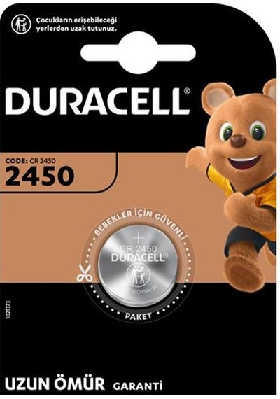 Duracell Cr2450 3 Volt Lityum Pil Tek Fiyat