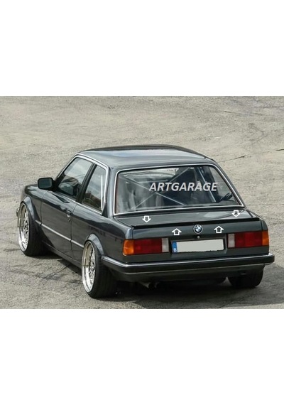 E30 M40 Uyumlu Boyasız Bagaj Spoileri-fiberglass