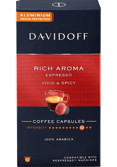 Davidoff Rich Aroma Espresso Vıvıd & Spıcy Kapsül Kahve 2 x 10'lu