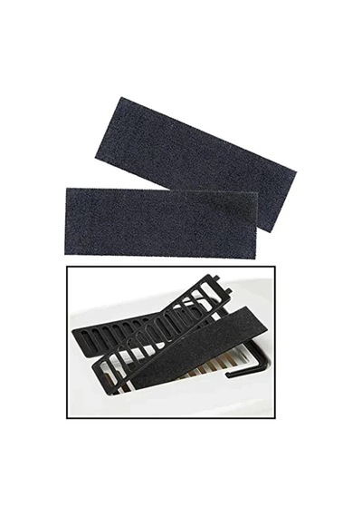 Kapalı Kedi Tuvaleti İçin 2'li Karbon Filtre, 20x6,5cm Açık Ahşap