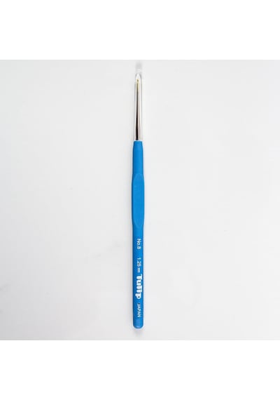 Abarta Tulip Silikon Elastik Saplı Dantel Tığ No:8 & 1.25mm Mavi No 8 - 1,25 Mm