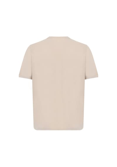 Lumberjack 6m Mb Ct102 C Nk T-sh 6fx Erkek Bej T-shirt - 102064373