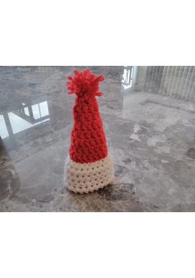 Noel Baba Yılbaşı Şapkası 10cm 3cm