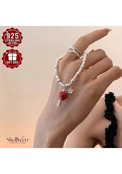 Berry Bliss 925 Ayar Gümüş Kaplama Bileklik Sevdiklerinize En Özel Hediye Çok Renkli