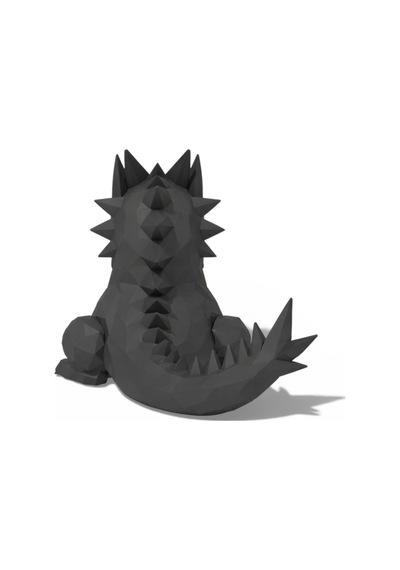Happy3dworld Geometrik Ejderha Kulaklık Standı, 3d Baskı Heykel Gaming Aksesuarı