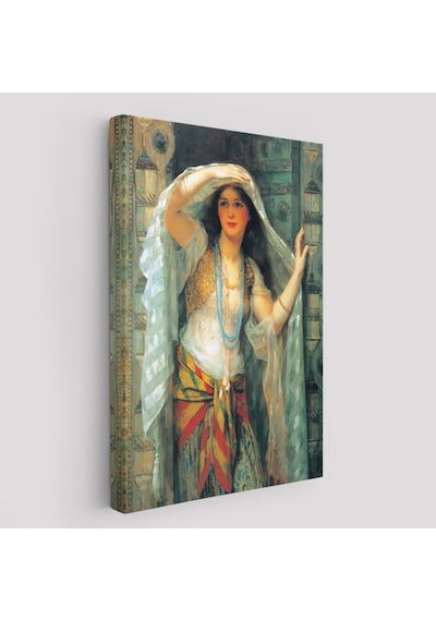 Kapıdan Bakan Cariye Tablosu - Arthur Wontner -6451 35 X 50