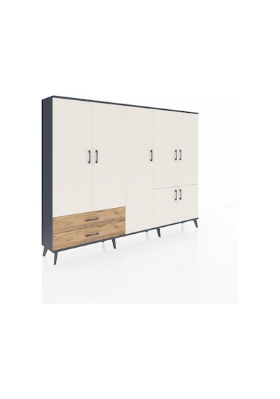 Arges Dolap 12 Raflı 2 Çekmeceli 7 Kapaklı 220x30x163 Antrasit-aytaşı/çam Aytası/atlas Çam - Antrasıt Arges Dolap 12 Raflı 2 Çekmeceli 7 Kapaklı 220x30x163 Antrasit-aytaşı/çam Aytası/atlas Çam - Antrasıt