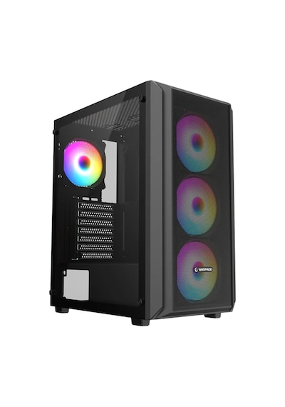 Rampage Beta Mesh 650w 80+ Siyah Temperli Cam 4x120mm Argb Fan Akak0rmp0007