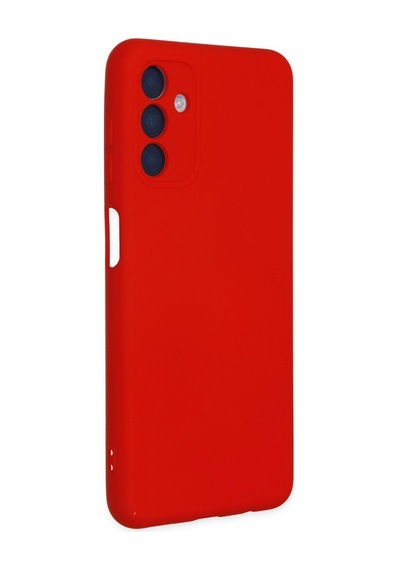 Samsung Galaxy Uyumlu , A04s Kılıf Nano İçi Kadife Silikon - Kırmızı