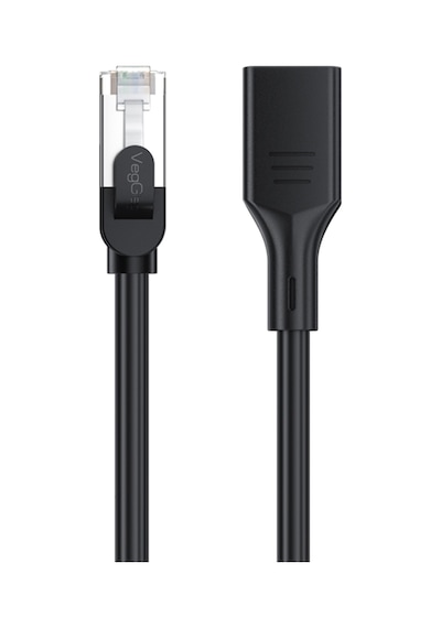 Veggieg Cat6 1000mbps Gigabit Ftp Rj45 Ethernet Ağ Uzatma Kablosu 50cm