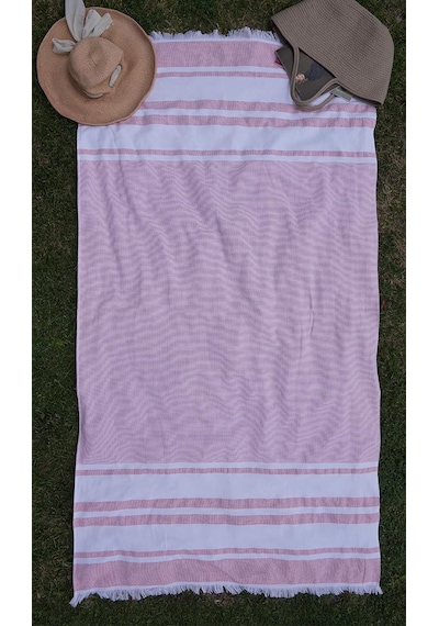 100x180 Cm Büyük Boy Renkli Unisex Plaj Havlusu Baveno Desen002
