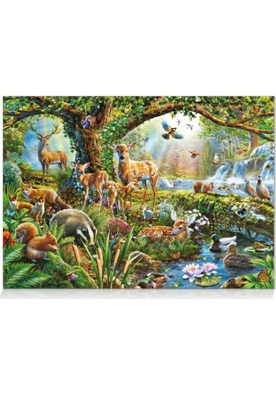 Star Puzzle 1000 Parça Ormanda Yaşam Puzzle