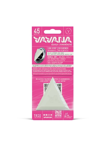 Vavana Araba Klima Kokusu 3'lü Set - Trio Oto Kokusu Bpa & Sıvı İçermez 45 Gün Etkili Set 3