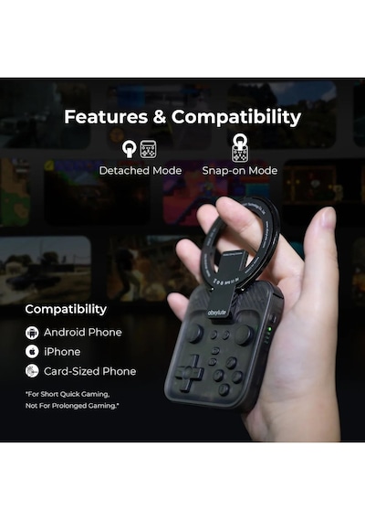 Abxylute M4 Bluetooth Mobil Oyun Kumandası Magsafe Uyumlu Iphone, Android, Switch Ve Pc - Siyah