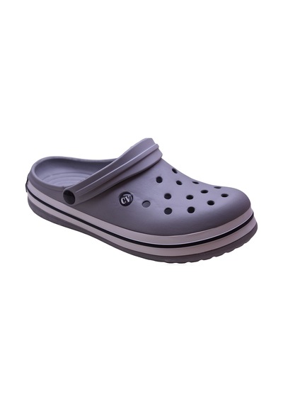 15090 Carlaverde Crosss Tarzı Unisex Terlik Hemşire Doktor Gri