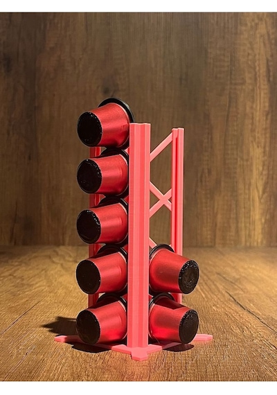 Nespresso Kapsül Kahve Organizer Pembe Siyah