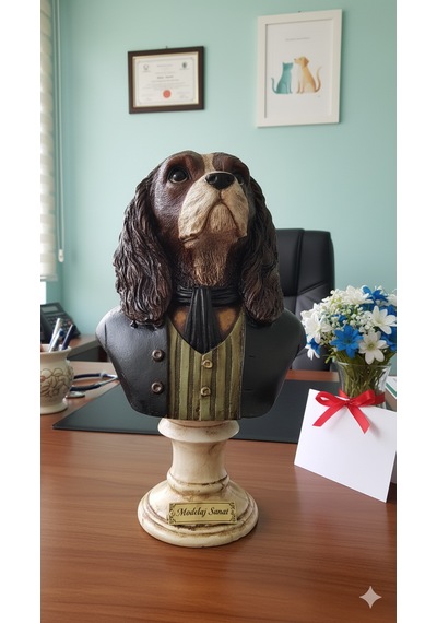 Dekoratif Veteriner Temalı Hediye Biblo Dekoratif Köpek Biblo Karışık