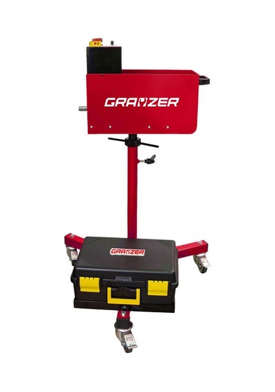 Grayzer Fren Disk Torna Makinesi Standart Model Araç Üzerinde